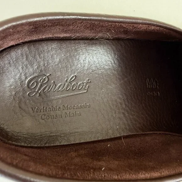 EUC Paraboot Brown Leather Loafer